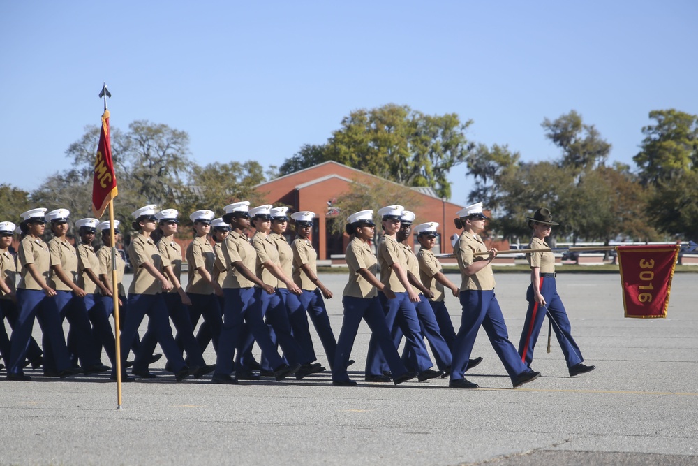 First combined company graduates MCRD Parris Island