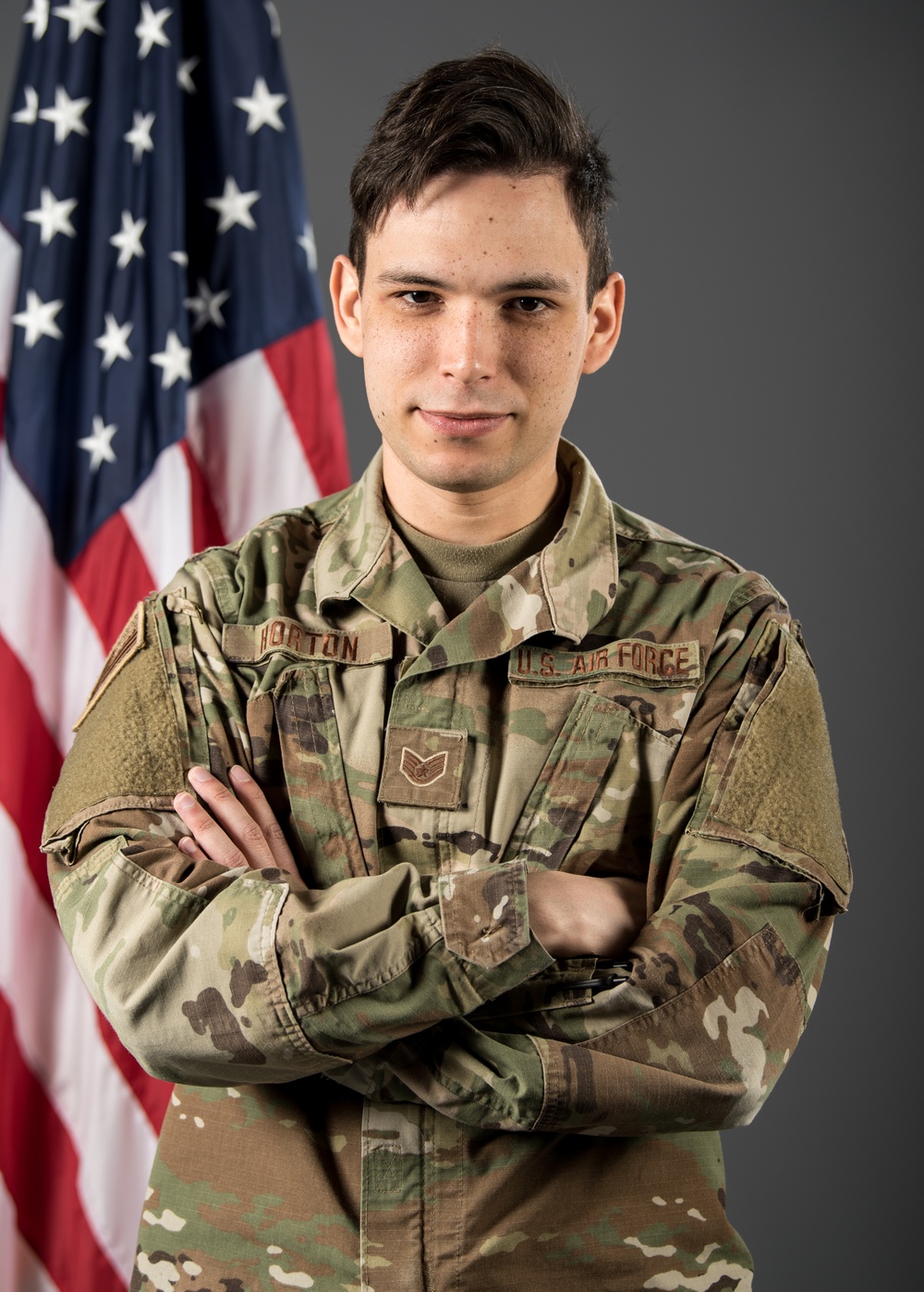 Photojournalist from 123rd Airlift Wing Poses to Demonstrate Two-To-One Lighting Ratio