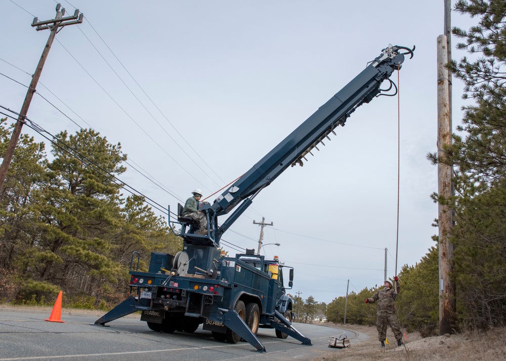 Electrical Systems Airmen bolster electrical infrastructure on Joint Base Cape Cod