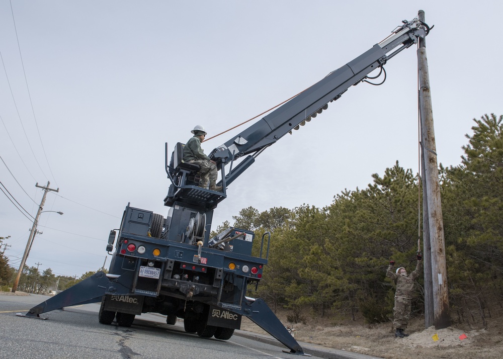 Electrical Systems Airmen bolster electrical infrastructure on Joint Base Cape Cod