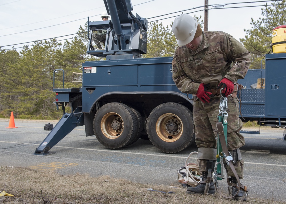 Electrical Systems Airmen bolster electrical infrastructure on Joint Base Cape Cod