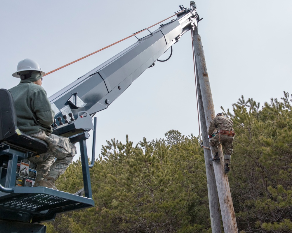 Electrical Systems Airmen bolster electrical infrastructure on Joint Base Cape Cod