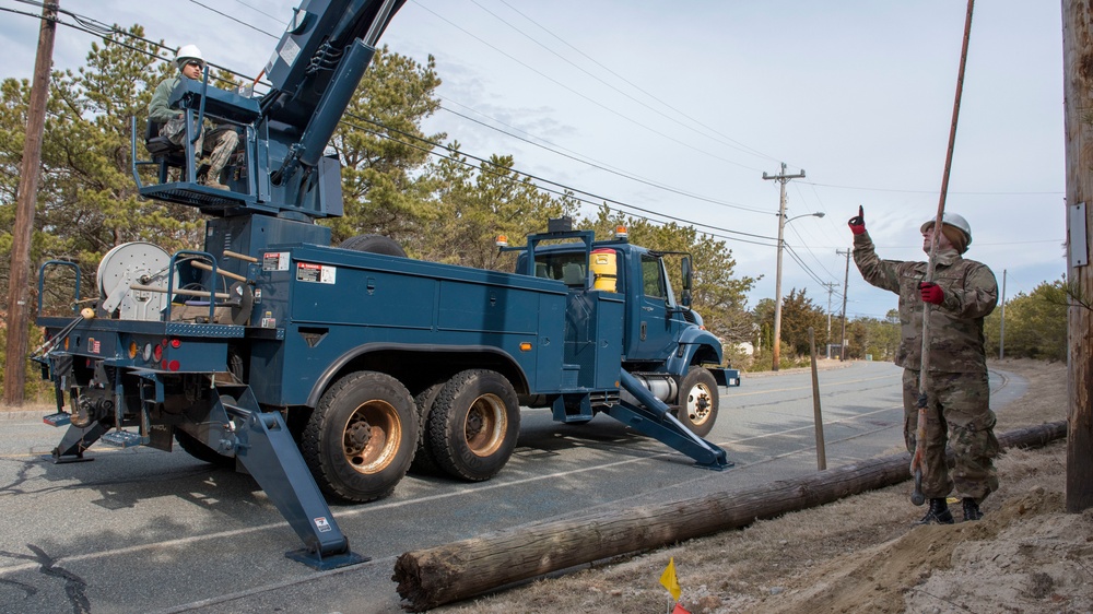 Electrical Systems Airmen bolster electrical infrastructure on Joint Base Cape Cod