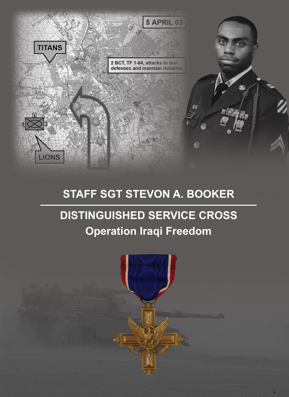Staff Sgt. Stevon A. Booker Distinguished Service Cross Poster 3