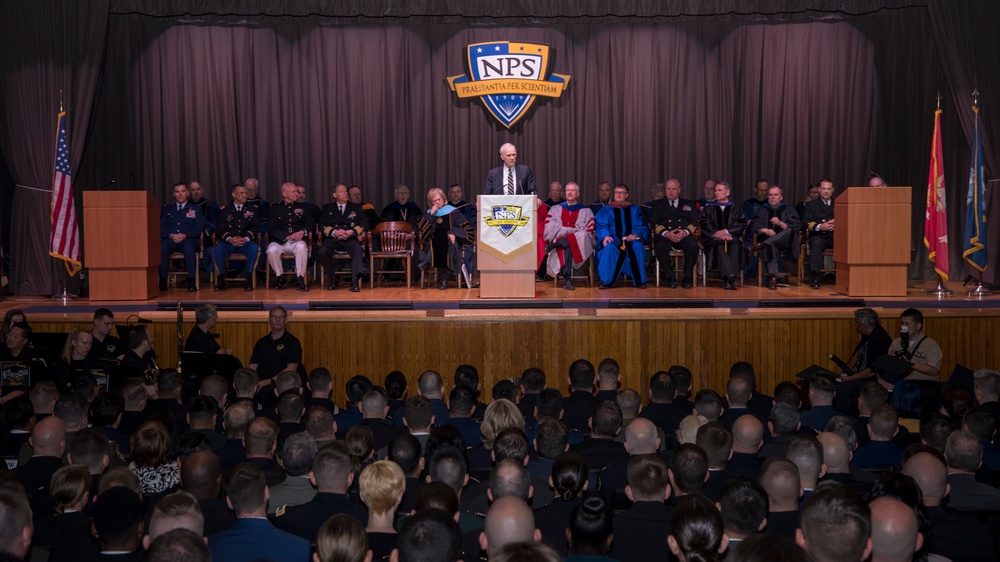 SECNAV presides over NPS Winter graduation