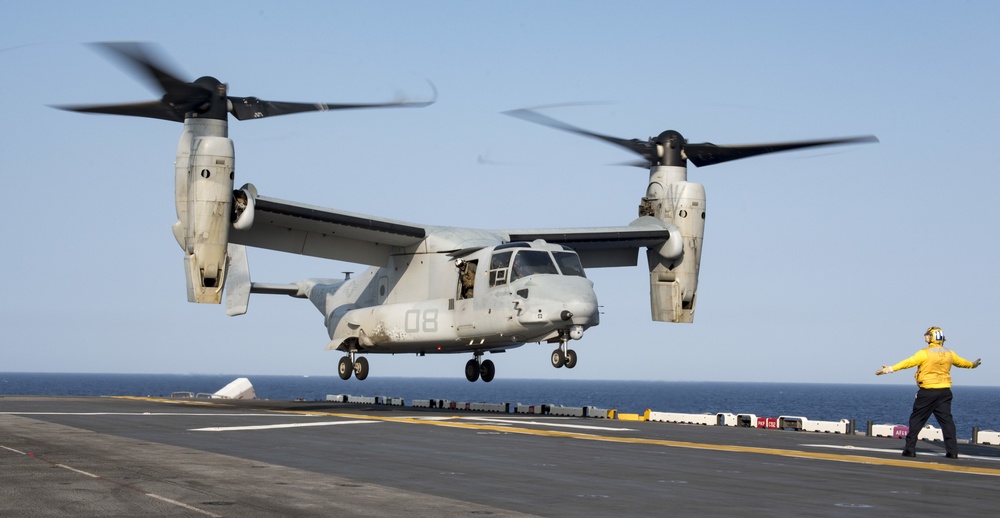 Dvids - Images - Uss Wasp (lhd 1) Operations At Sea [image 3 Of 19]