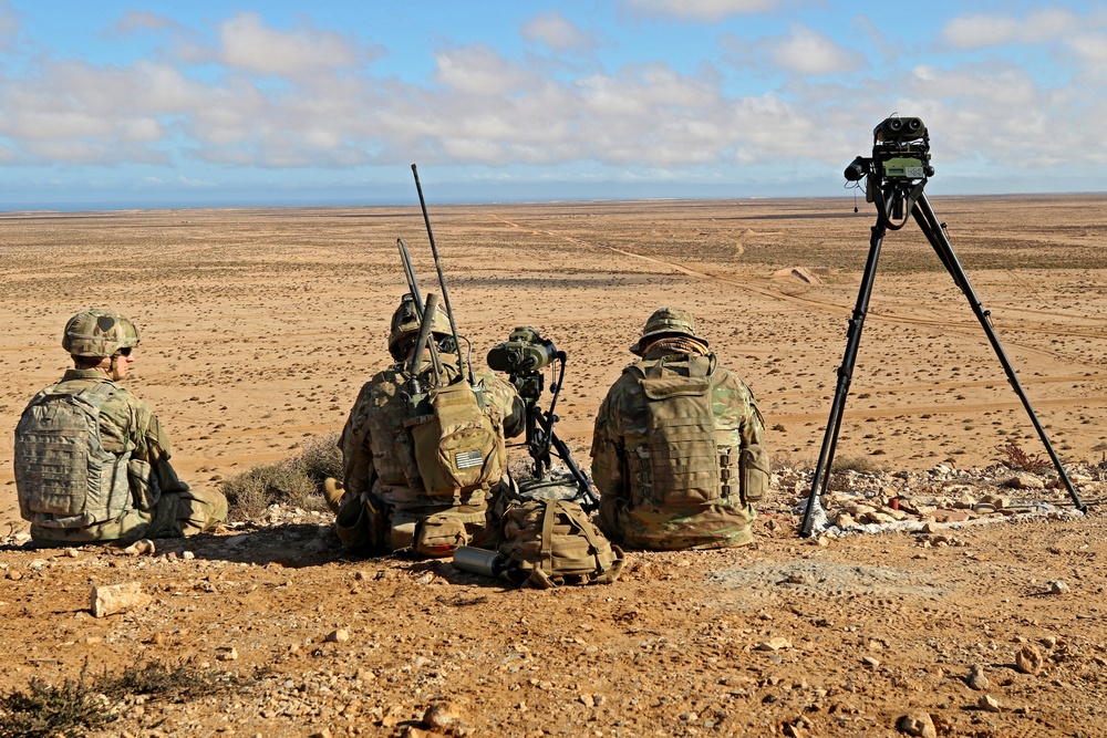 Exercise African Lion demonstration includes combined military tactics, techniques and weapons systems