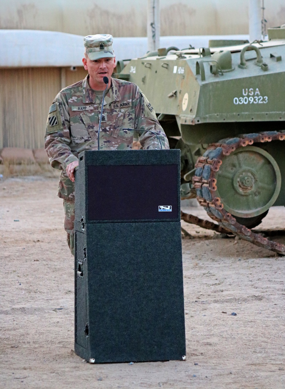 3rd Armored Brigade Combat Team Senior Noncommissioned Officer Relinquishes Responsibility