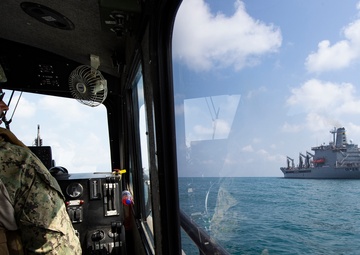 CTG 68.6 make waves while securing the Djibouti seas for USNS Tippecanoe