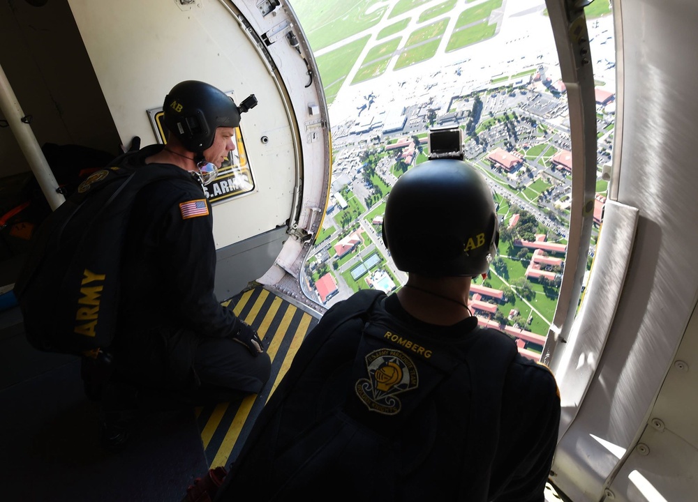 U.S. Army Golden Knights perform at &quot;Thunder Over the Bay&quot; air show