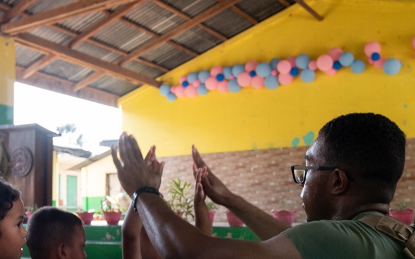 Balikatan 2019: AFP, U.S. Marines conduct community relations event at Santa Juliana Elementary School