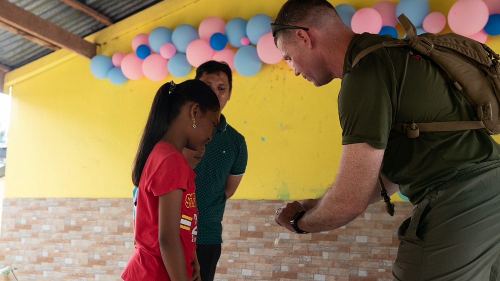 Balikatan 2019: AFP, U.S. Marines conduct community relations event at Santa Juliana Elementary School