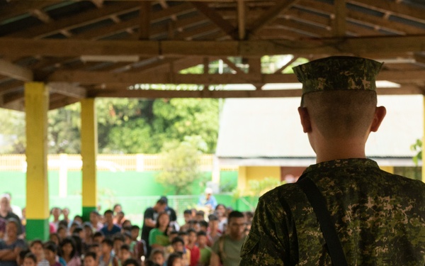 Balikatan 2019: AFP, U.S. Marines conduct a community relations event at Santa Juliana Elementary School