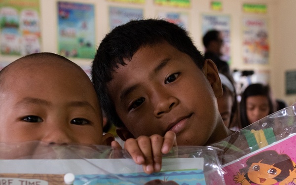 Balikatan 2019: AFP, U.S. Marines conduct a community relations event at Santa Juliana Elementary School