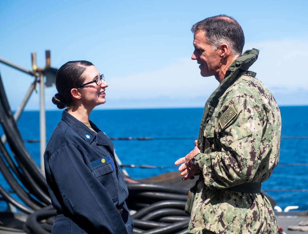 Rear Adm. William Byrne Visits Harpers Ferry