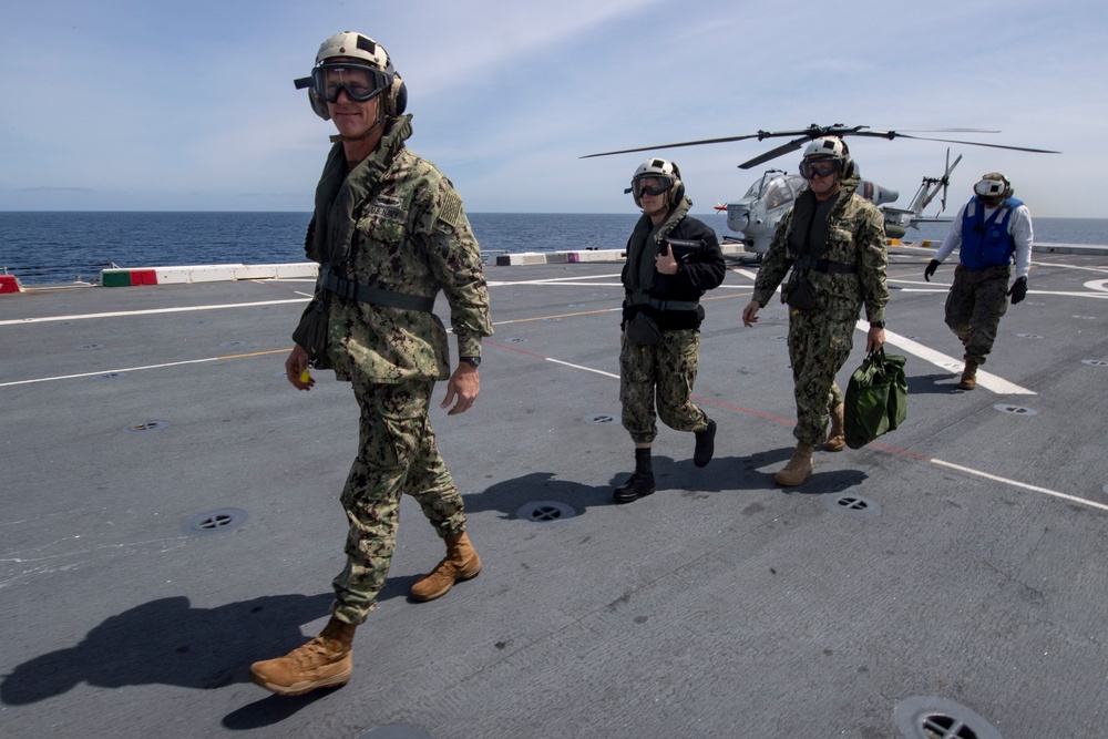 CSG 15 Visits USS John P. Murtha