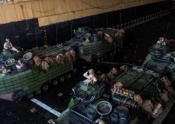 USS Harpers Conducts Well Deck Operations