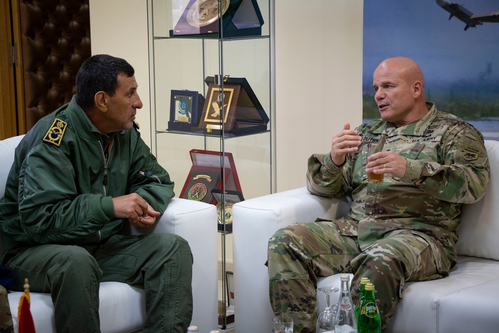 Maj. Gen. Roger Cloutier visits Ben Guerir Airbase