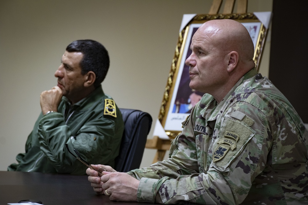 Maj. Gen. Roger Cloutier visits Ben Guerir Airbase