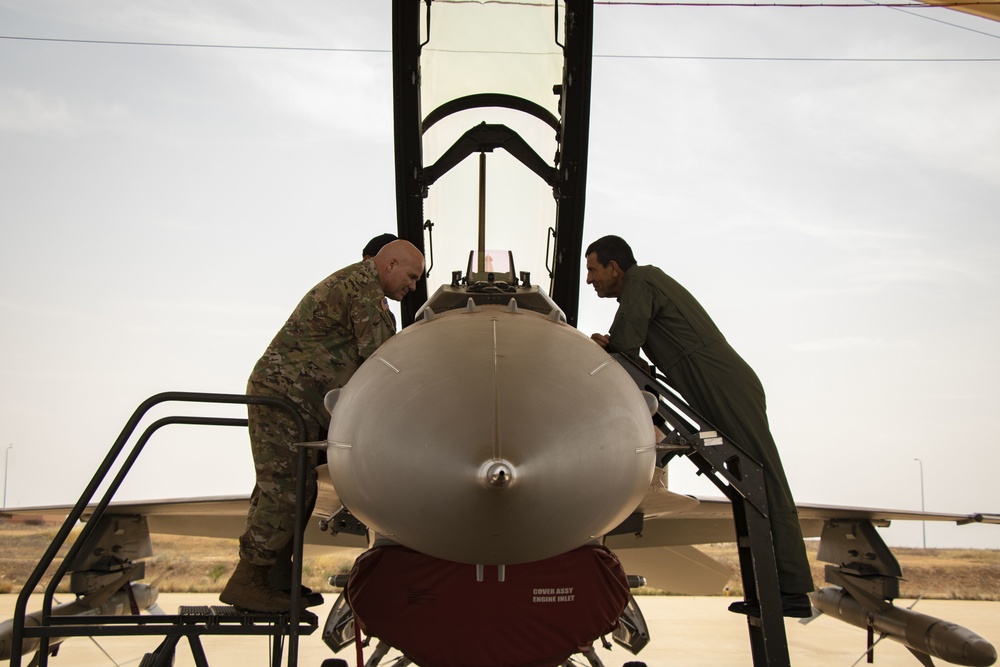 Maj. Gen. Roger Cloutier visits Ben Guerir Airbase