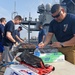 USS Blue Ridge holds steel beach picnic