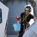 AS3 Fann Cleans an Amphibious Assault Crane