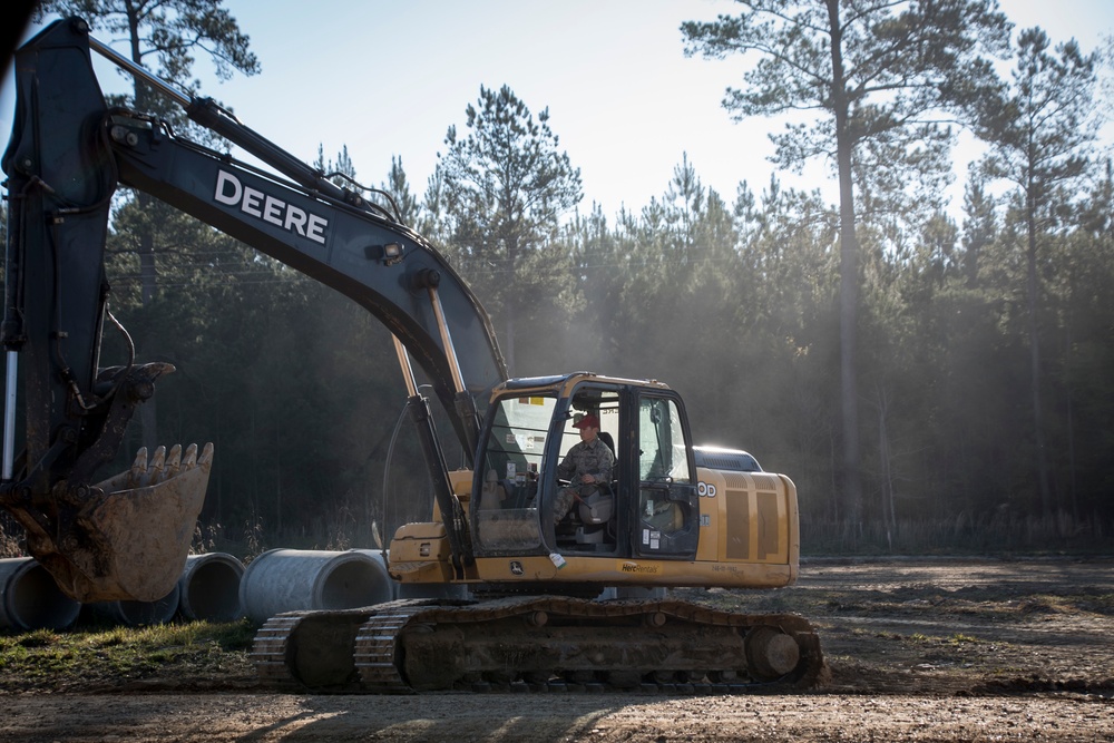 200th RED HORSE constructs Camp Kamassa for IRT project in Mississippi