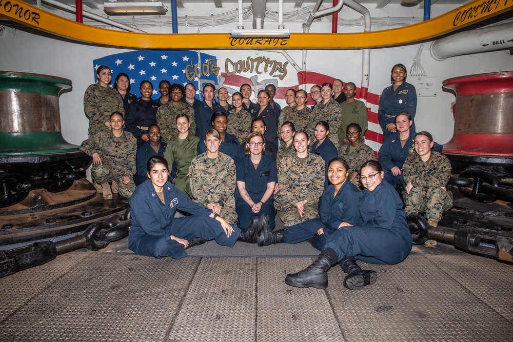 USS Boxer Woman's History Month Appreciation