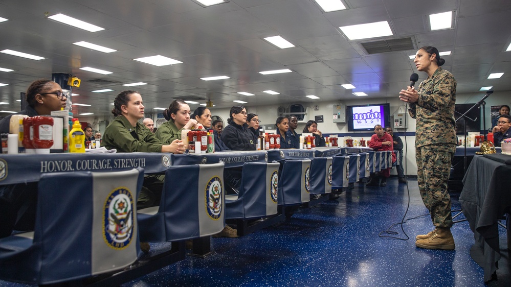 USS Boxer Woman's History Month Appreciation