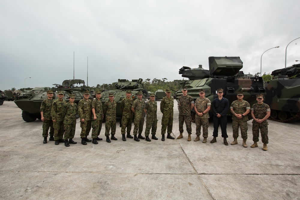 JGSDF visits 4th Marine Regiment