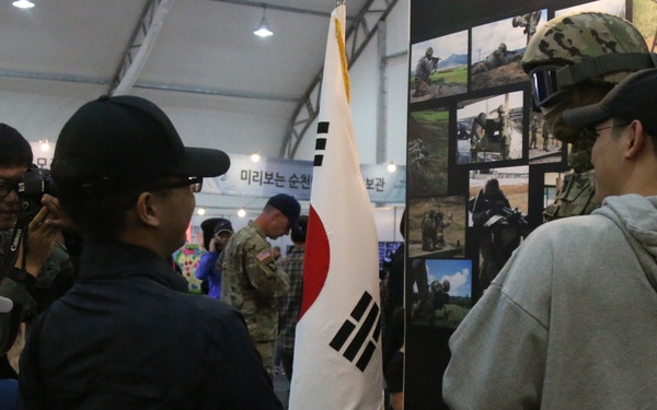 Eighth Army experience booth