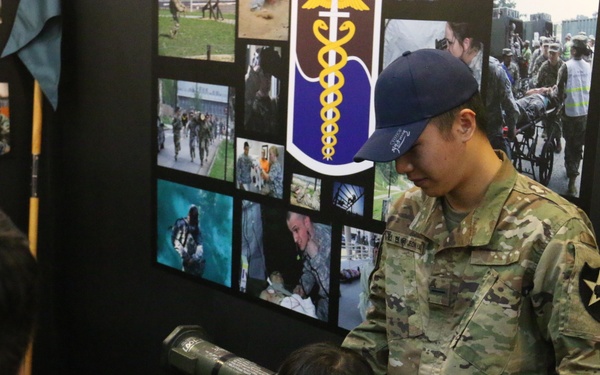 Eighth Army experience booth