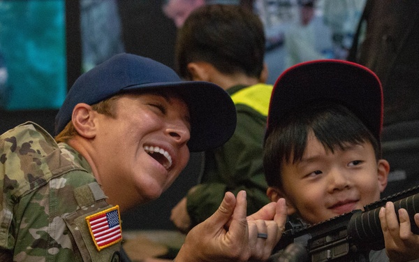 Eighth Army experience booth