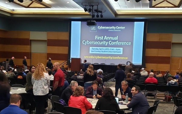 Comm Flight attends inaugural Cybersecurity Conference held at UNR