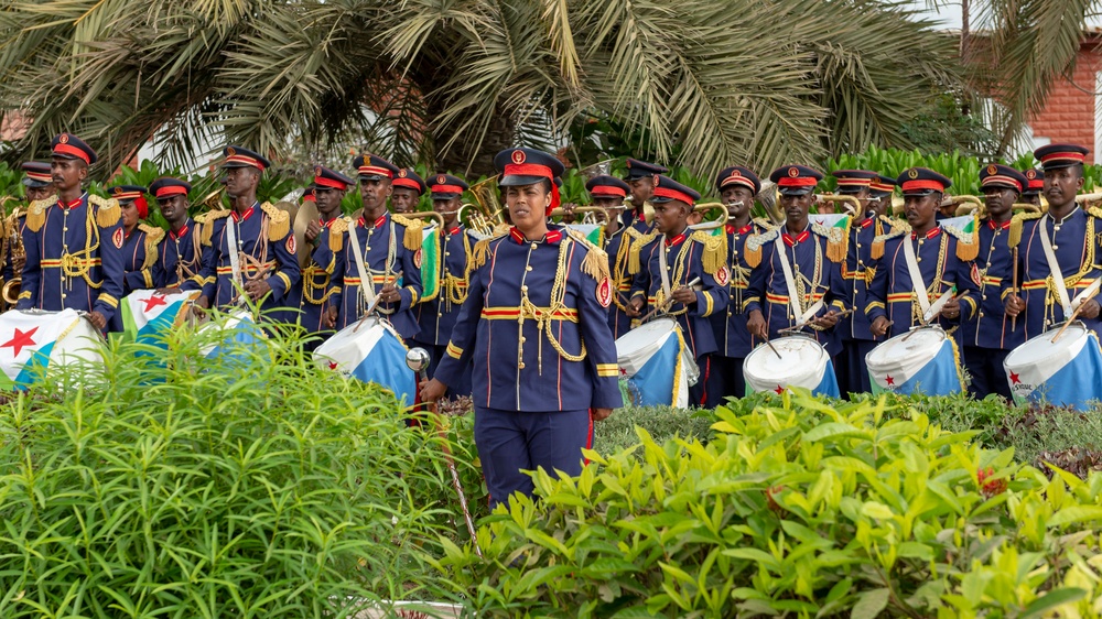 Somalia Police Force graduation in Djibouti