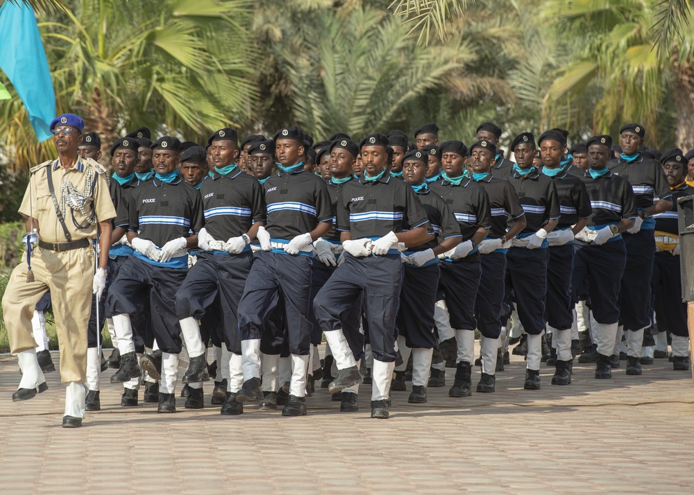 Somalia Police Force graduation in Djibouti