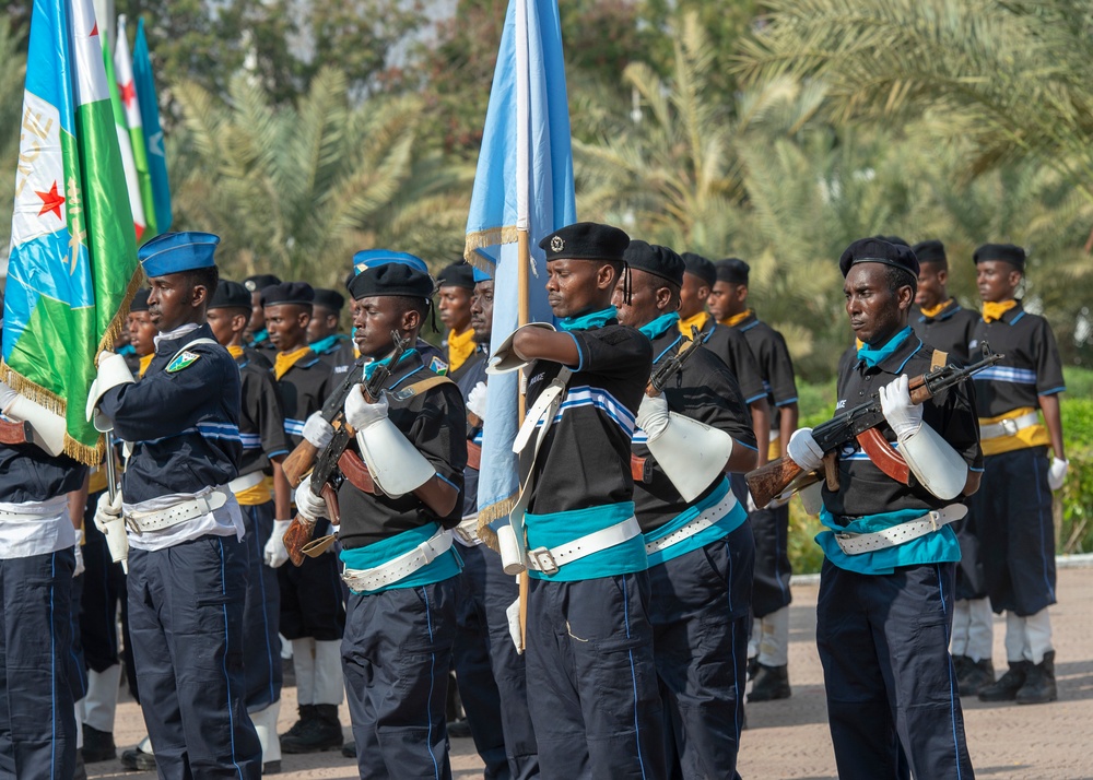 Somalia Police Force graduation in Djibouti