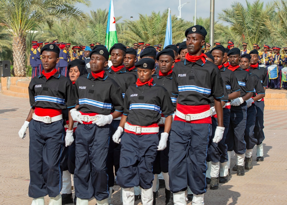 Somalia Police Force graduation in Djibouti