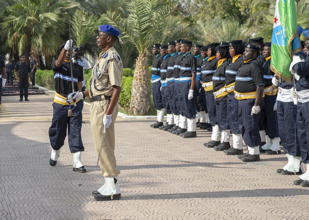 Somalia Police Force graduation in Djibouti