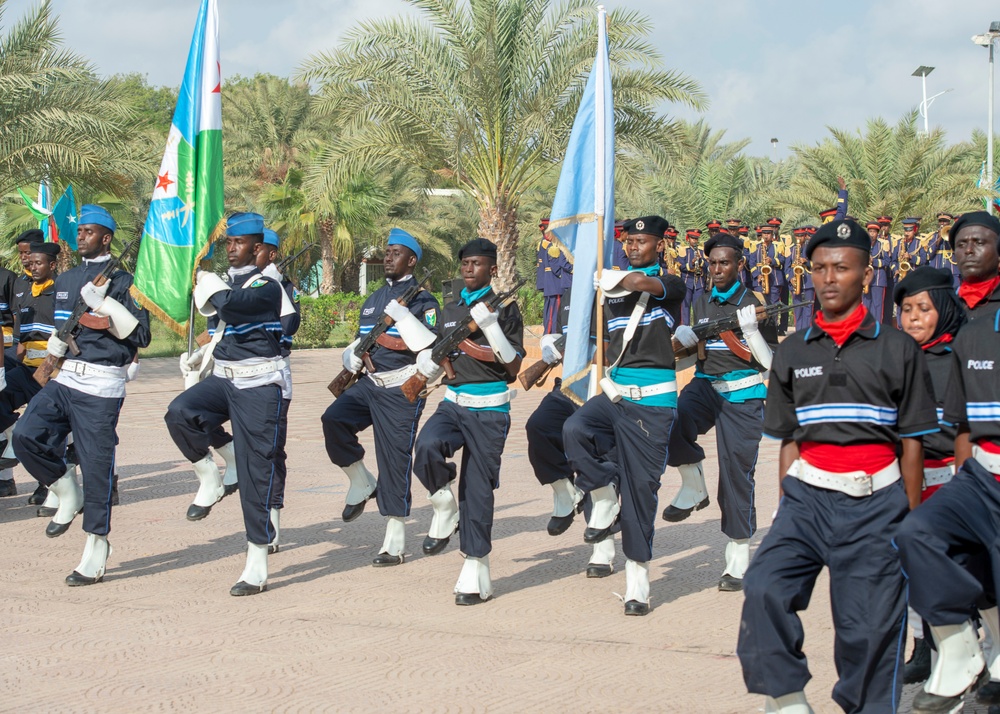 Somalia Police Force graduation in Djibouti