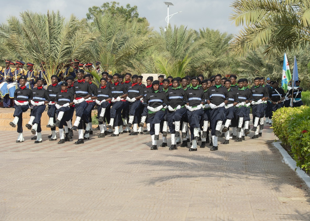 Somalia Police Force graduation in Djibouti