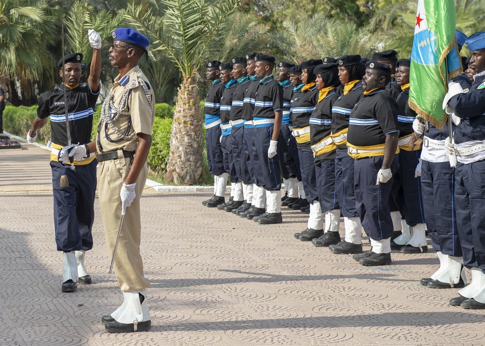 Somalia Police Force graduation in Djibouti