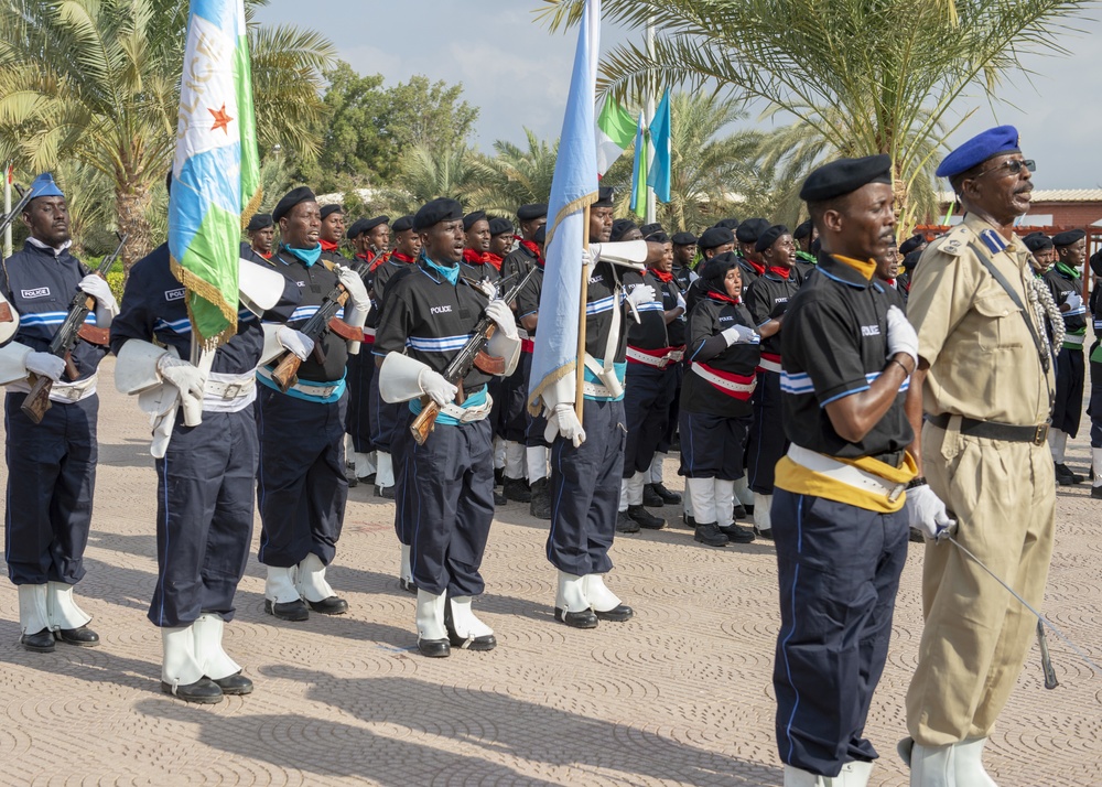 Somalia Police Force graduation in Djibouti