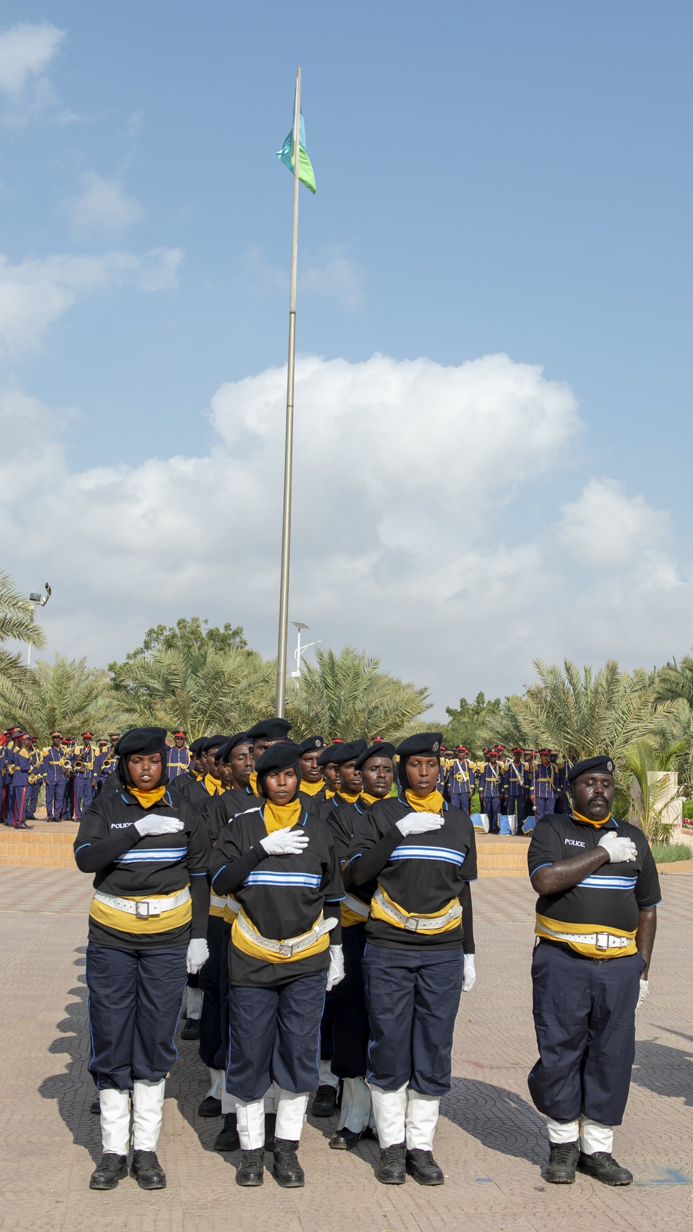 Somalia Police Force graduation in Djibouti