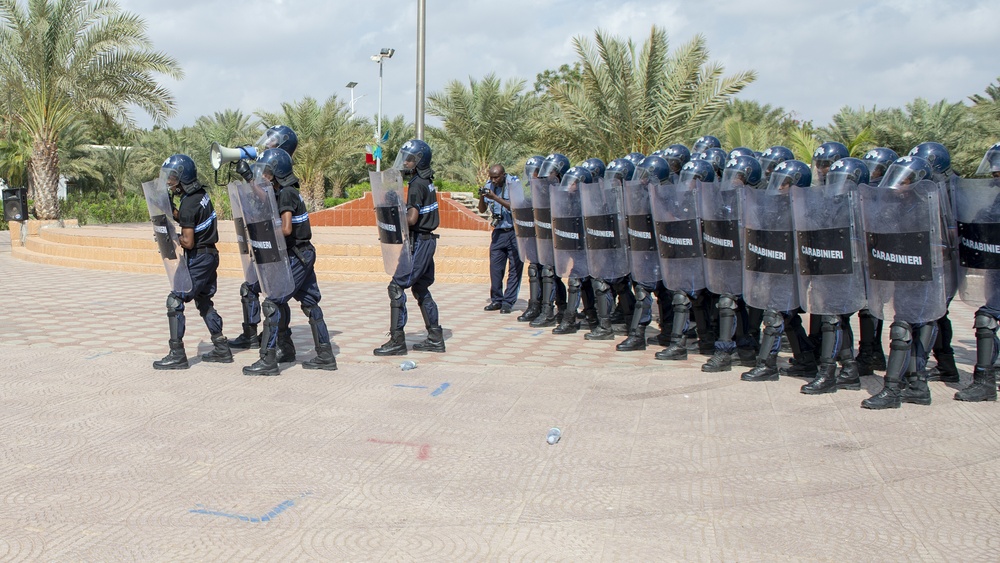 Somalia Police Force graduation in Djibouti