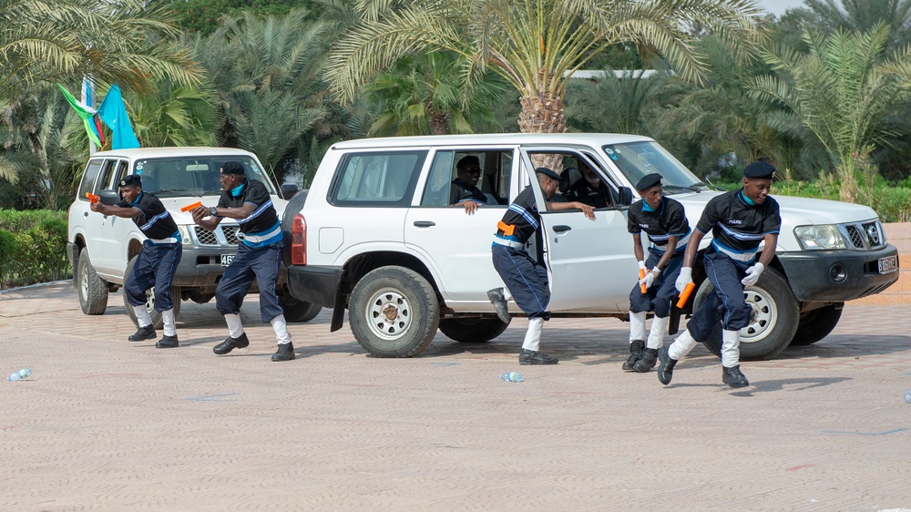 Somalia Police Force graduation in Djibouti