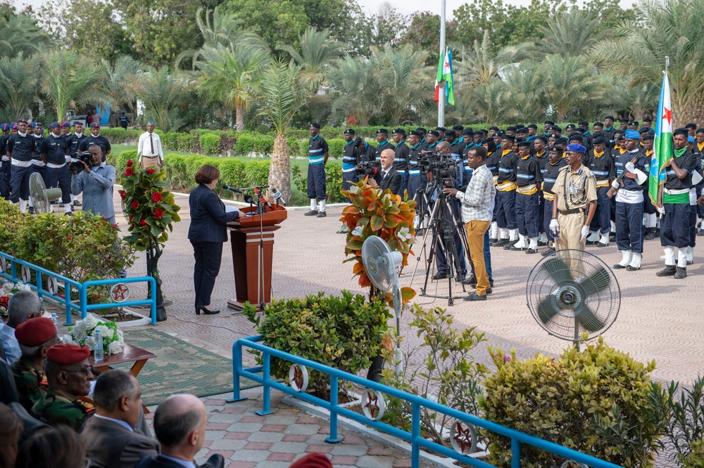 Somalia Police Force graduation in Djibouti