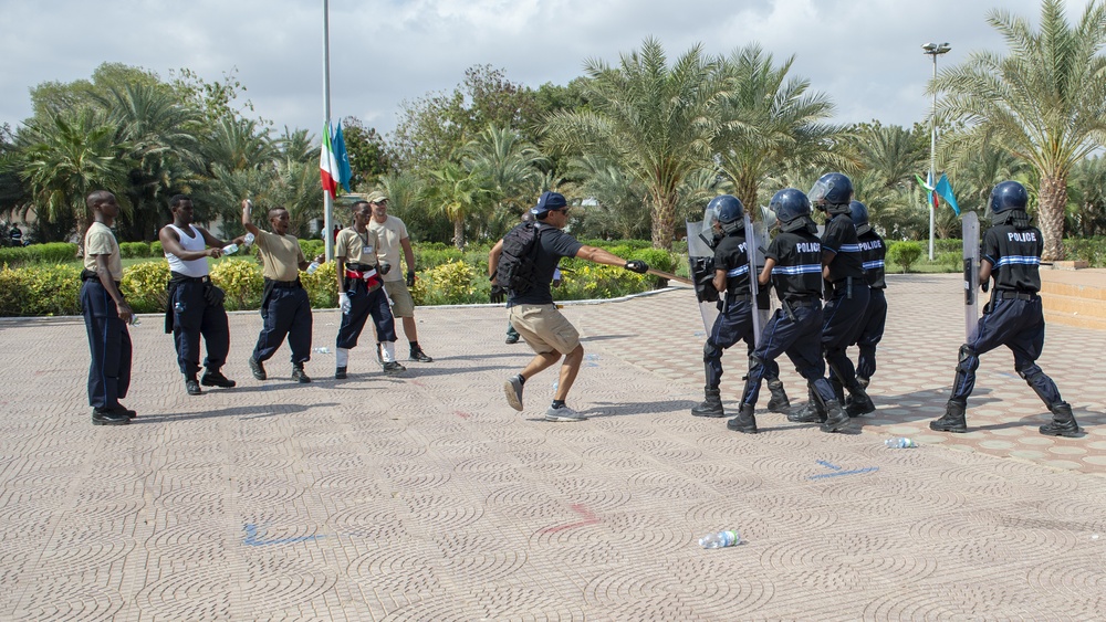 Somalia Police Force graduation in Djibouti