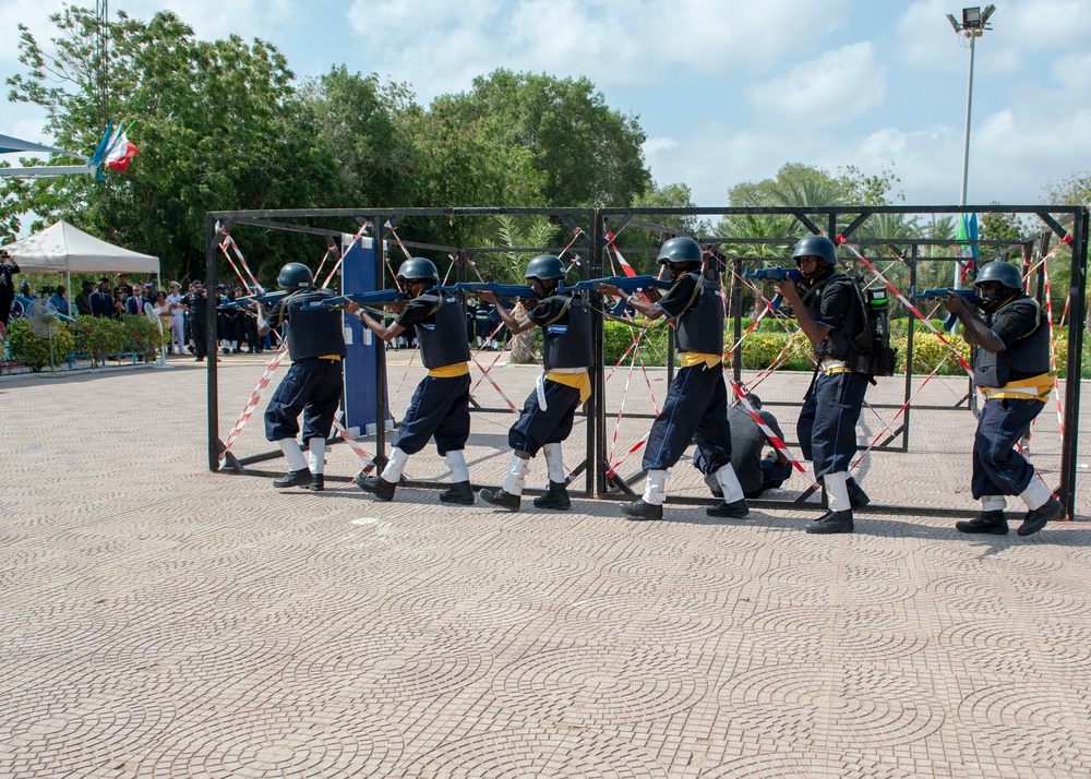 Somalia Police Force graduation in Djibouti