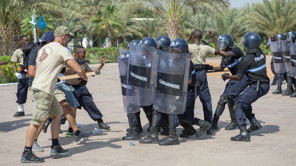 Somalia Police Force graduation in Djibouti